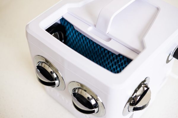 Transcool 12V portable air cooler for camping, pets and truck sleepers