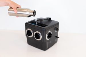 Filling Transcool E3 compact cooler