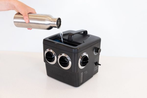 Filling Transcool E3 compact cooler