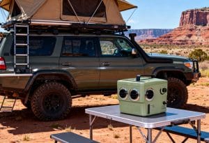 12V air cooler for camping, RV and truck sleepers